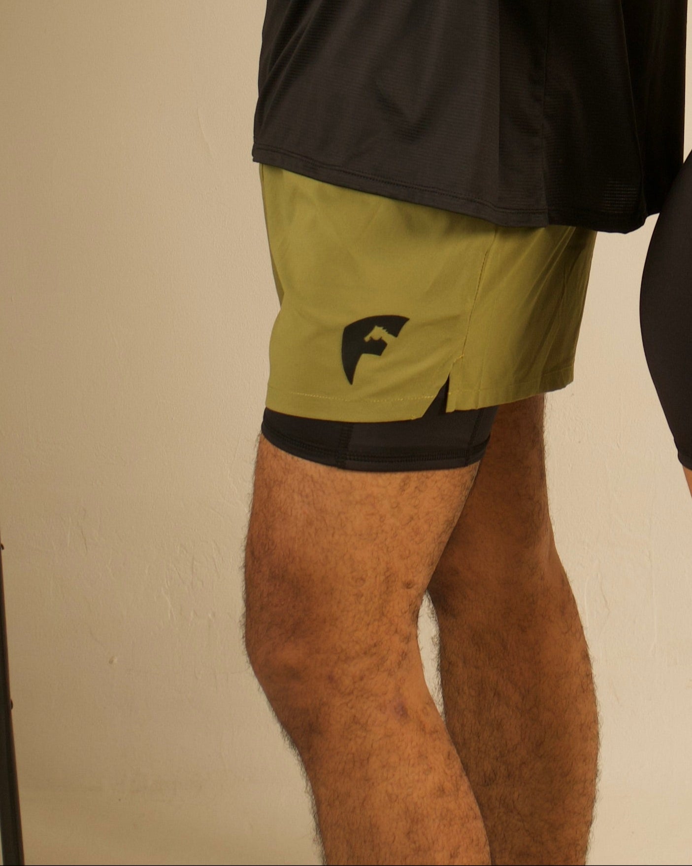 Loop Flex Training Shorts Olive Green