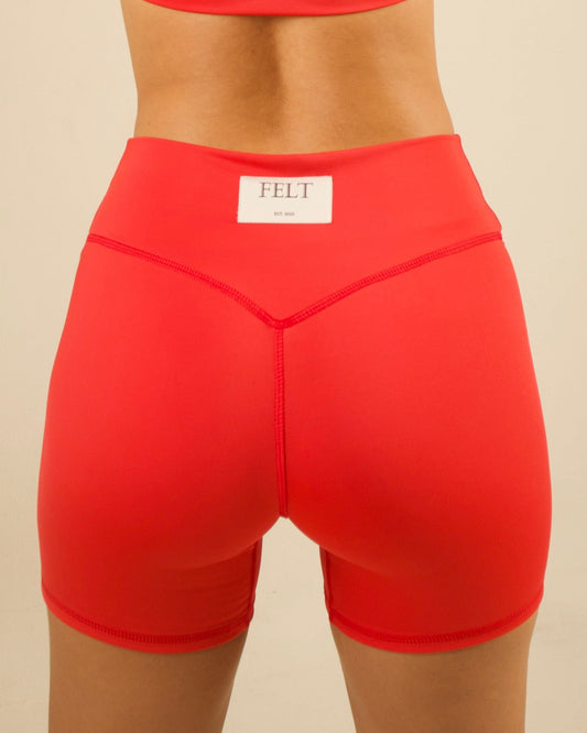 V-Curve Performance Shorts Ember Red