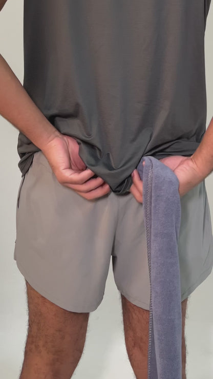 Loop Flex Training Shorts Stone Grey
