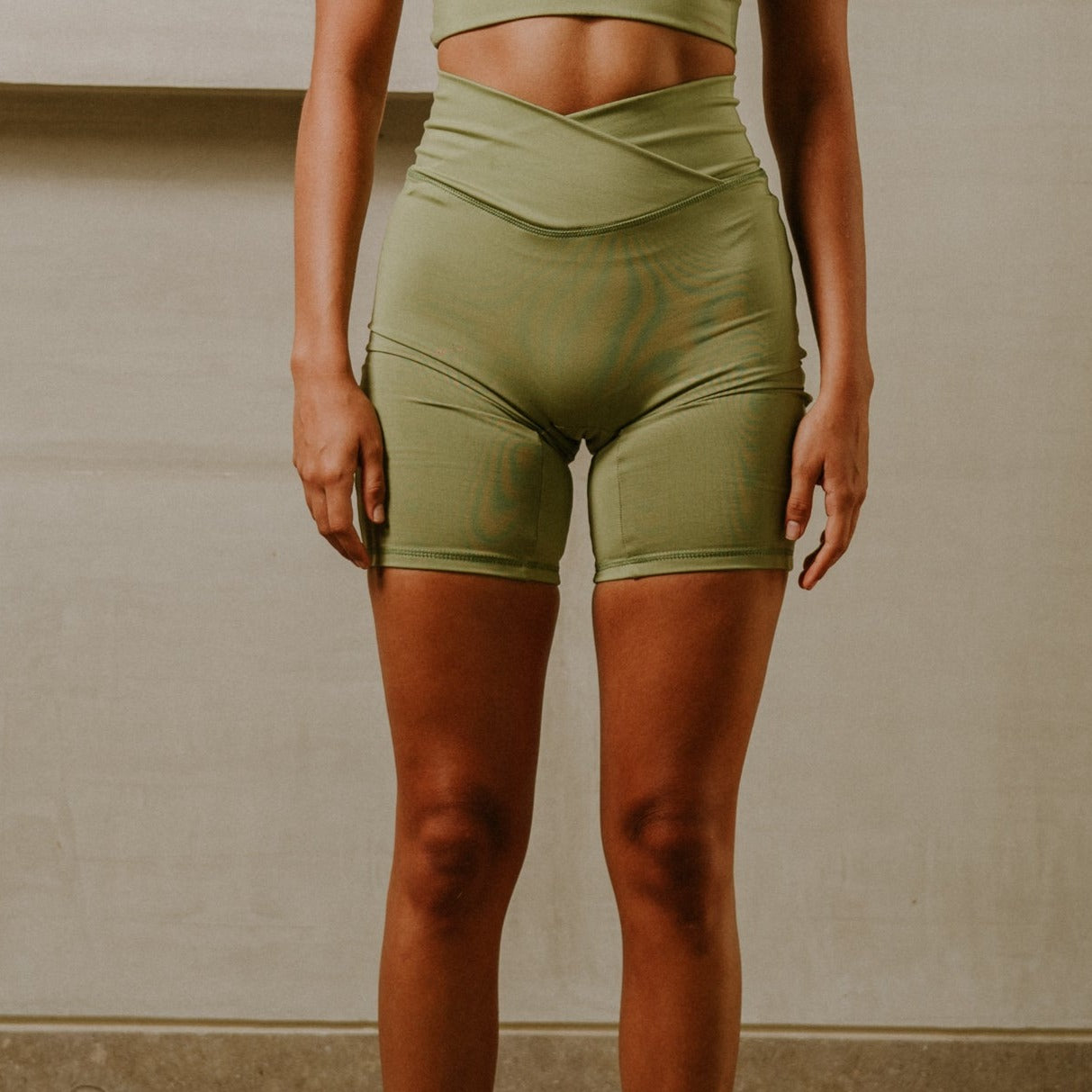 Seamless V - Biker Verde Oliva