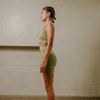 Seamless V - Biker Verde Oliva