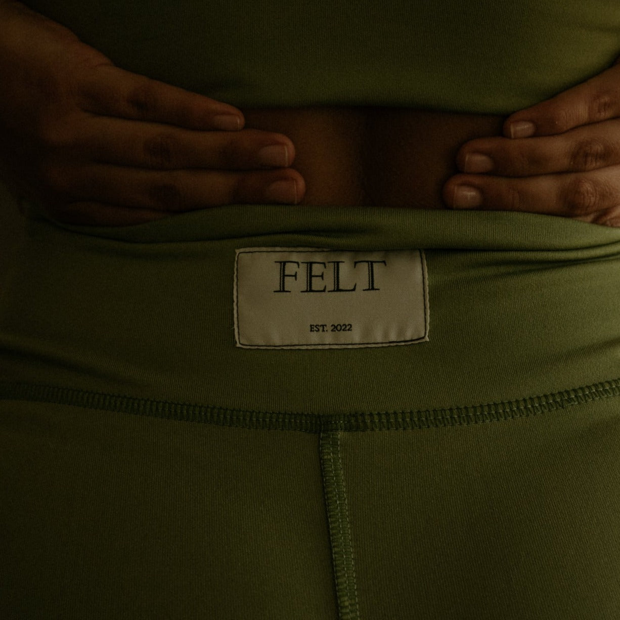 Seamless V - Biker Verde Oliva