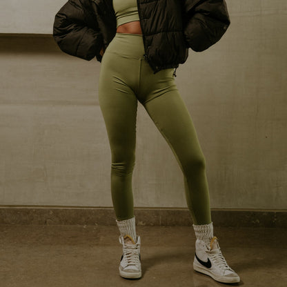 Force Legging Verde Oliva